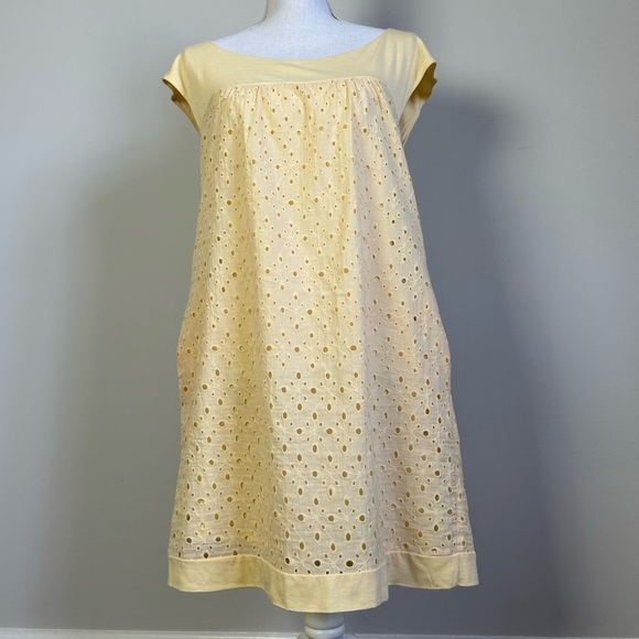 Anthropologie Dresses & Skirts - NWT Anthropologie Matty M Eyelet Embroidered Overlay Sleeveless Shift Dress